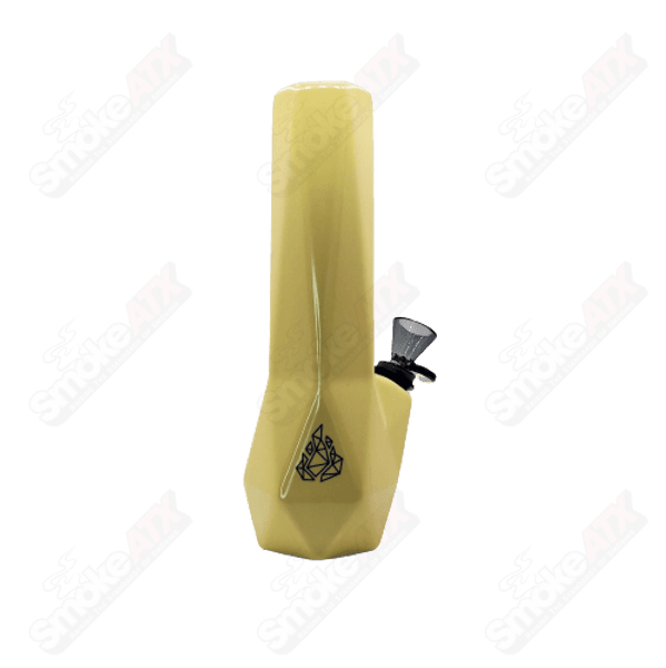 Hexagon Ceramic Waterpipe by BRNT Designs - Smoke ATX