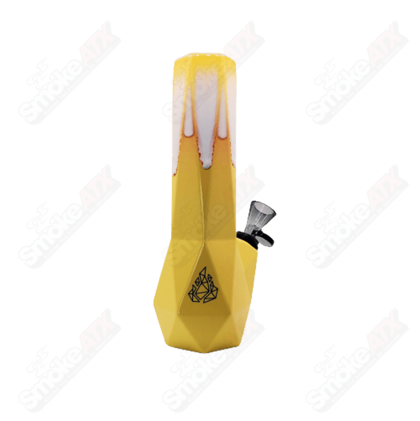 Hexagon Ceramic Waterpipe by BRNT Designs - Smoke ATX