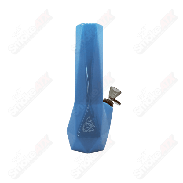 Hexagon Ceramic Waterpipe by BRNT Designs - Smoke ATX
