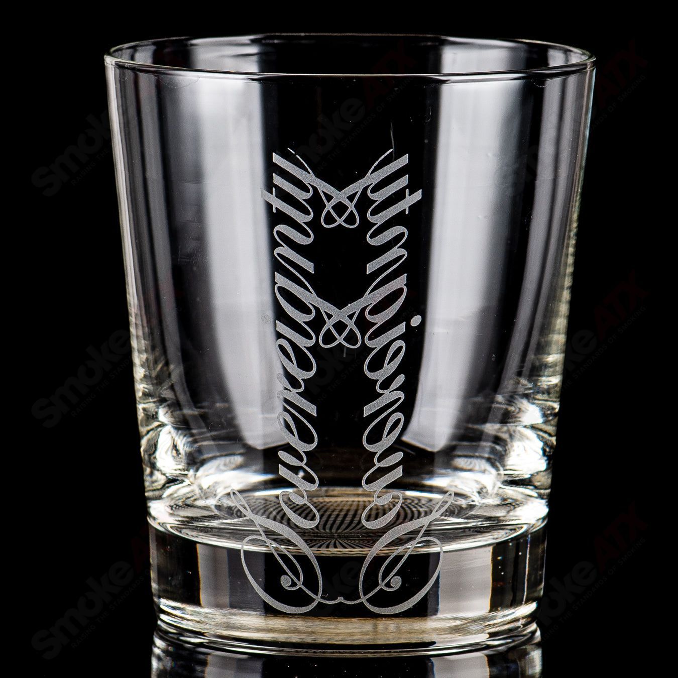 Sovereignty Glass Hi-Ball Glass with Retti Pattern, clear heady glass cup for beverages, featuring textured design and rounded shape.