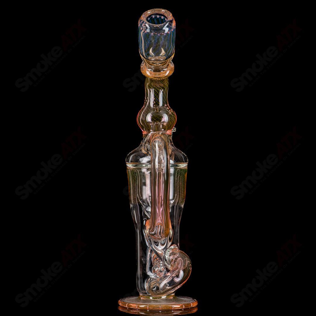 MT Fumeacello Klein Redycler MT heady glass concentrate rig with colorful glass design and intricate detail.