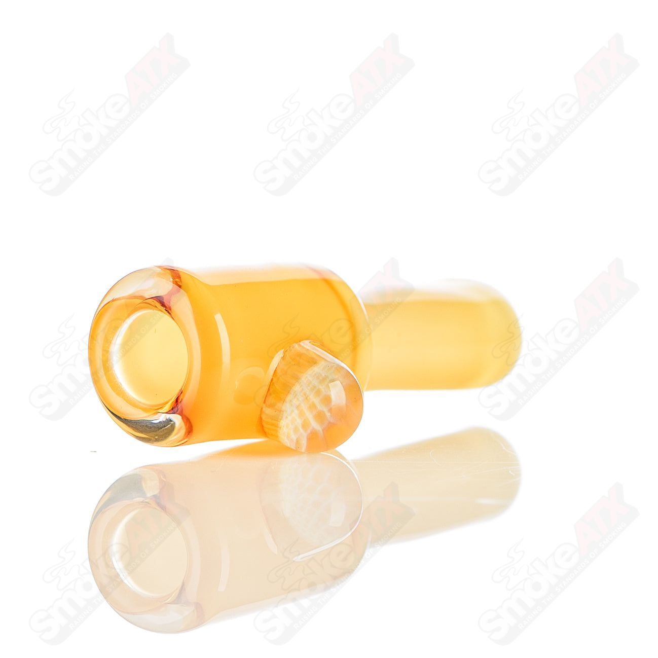 Joe P Glass Honeycomb Joint Holder for Heady Glass Chillums, featuring a detailed honeycomb design.