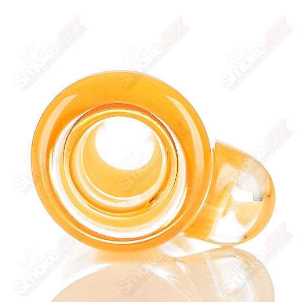 Joe P Glass Honeycomb Joint Holder for Heady Glass Chillums, featuring a detailed honeycomb design on a sleek glass accessory.
