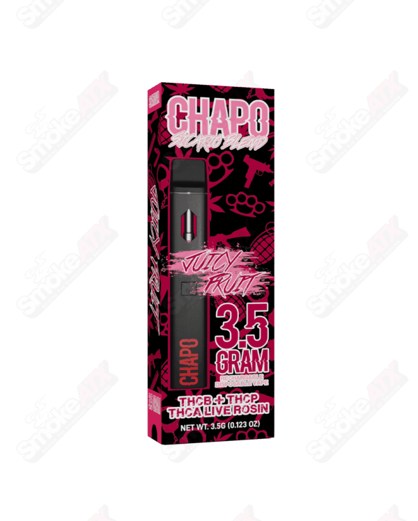 3500mg Juicy Fruit Sicario Blend Disposable THC-A / THC-B / THC-P Chapo Extrax