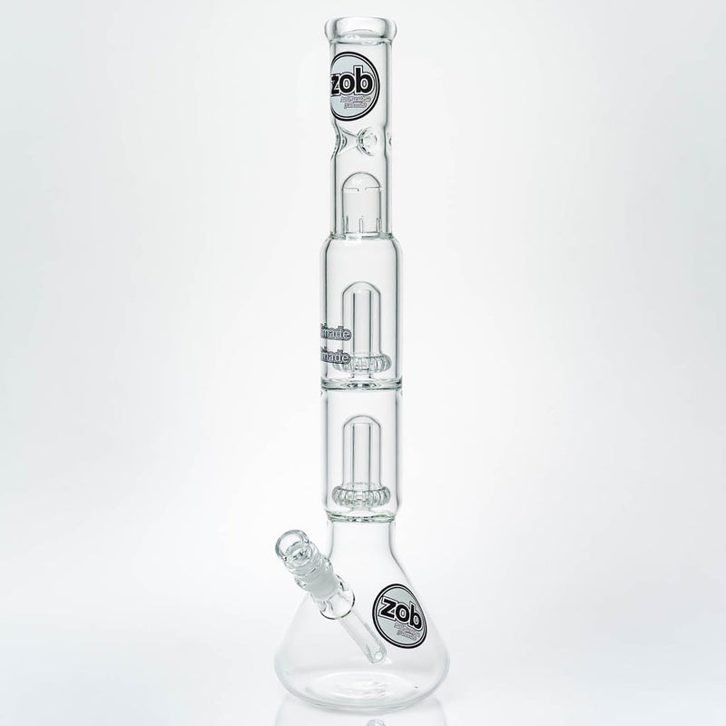 Double UFO Perc Beaker W/ Splash Guard ZOB