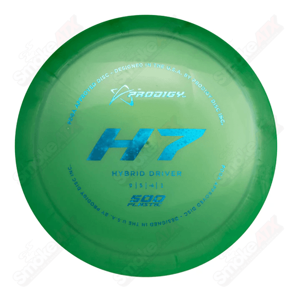 170-176g H7 Green Hybrid Driver Disc - 500 Plastic Prodigy Disc