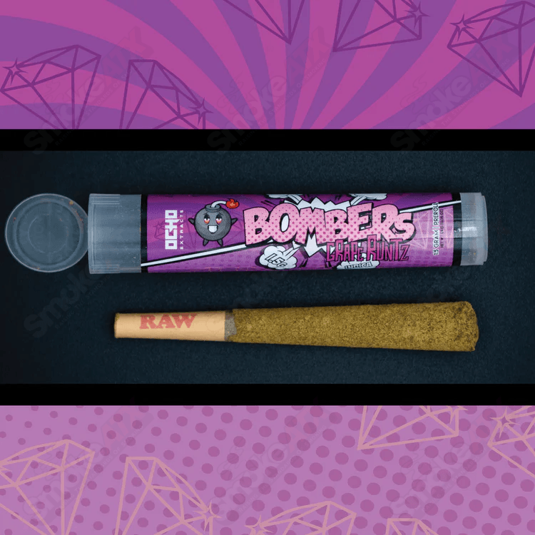 1.5g Grape Runtz THCa Ocho Bomber Preroll