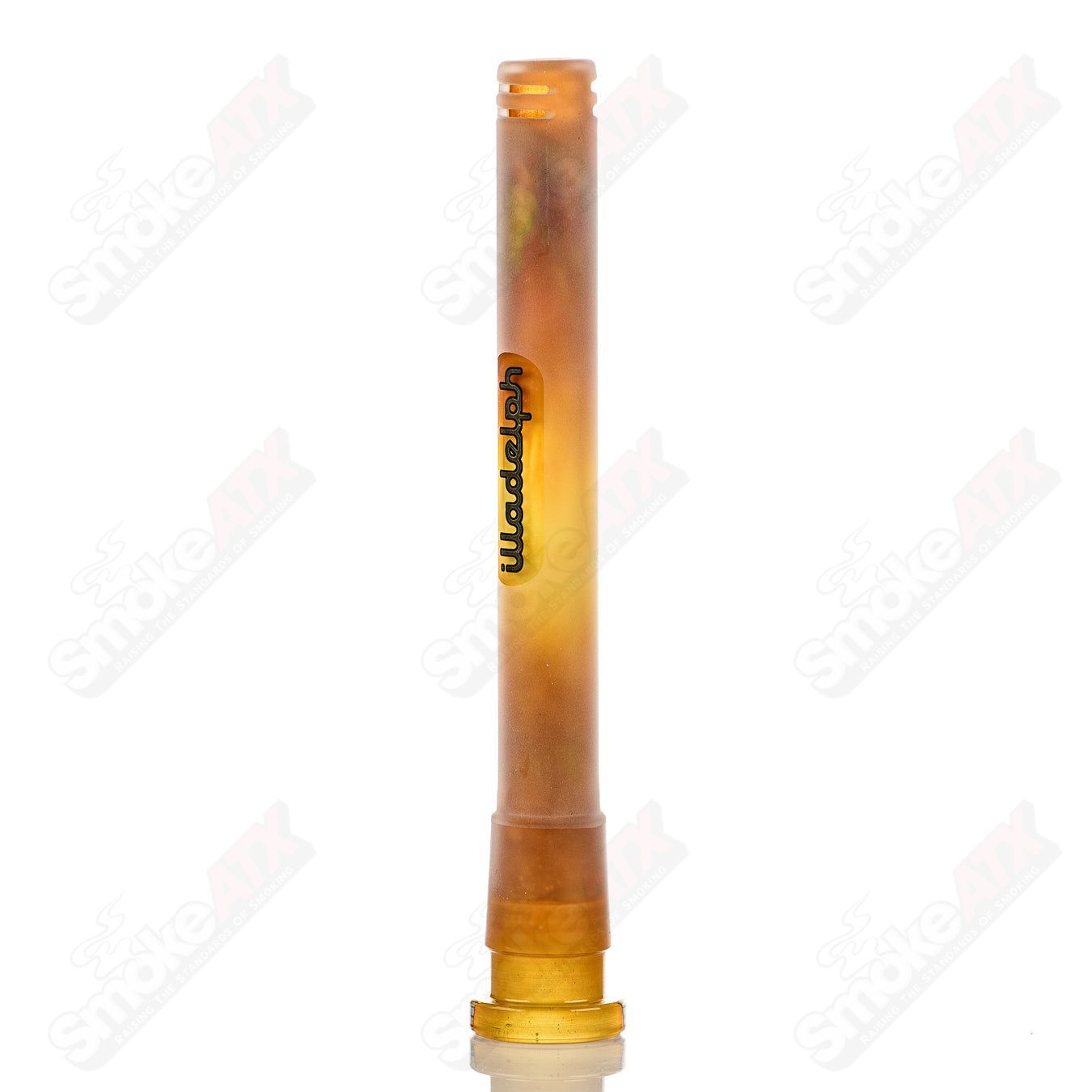 Illadelph Hura Coil Downstem (Frosted Golden Orange w/ Gold Label) - Smoke ATX