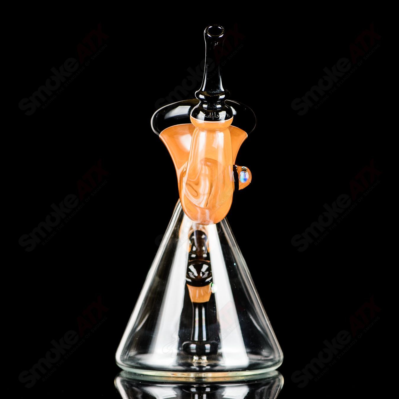 Inoculated Sherly Rig by JMass, a Heady Glass concentrate rig with colorful, intricate glass design and detailed craftsmanship.