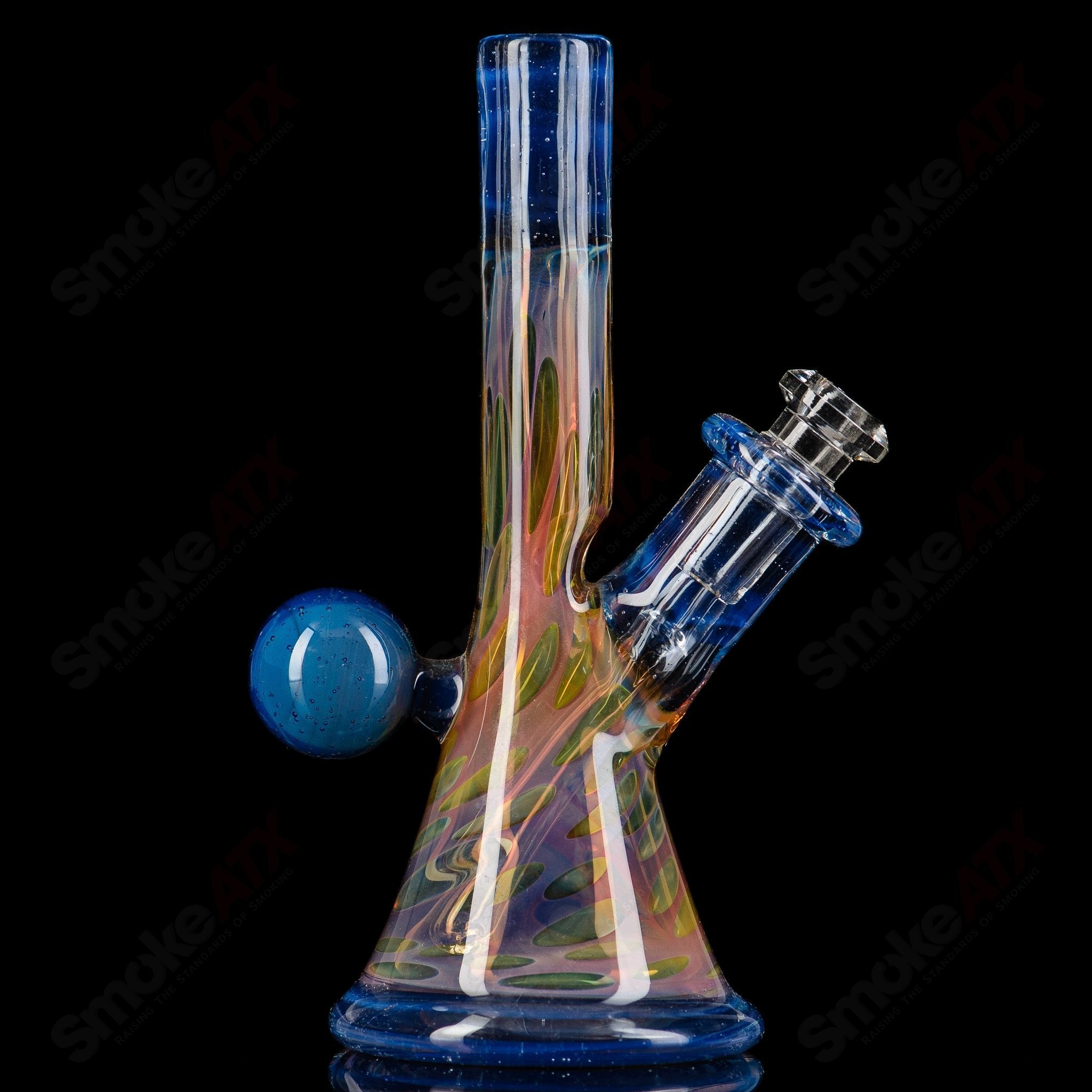 Fumed Rig King Leo Glass