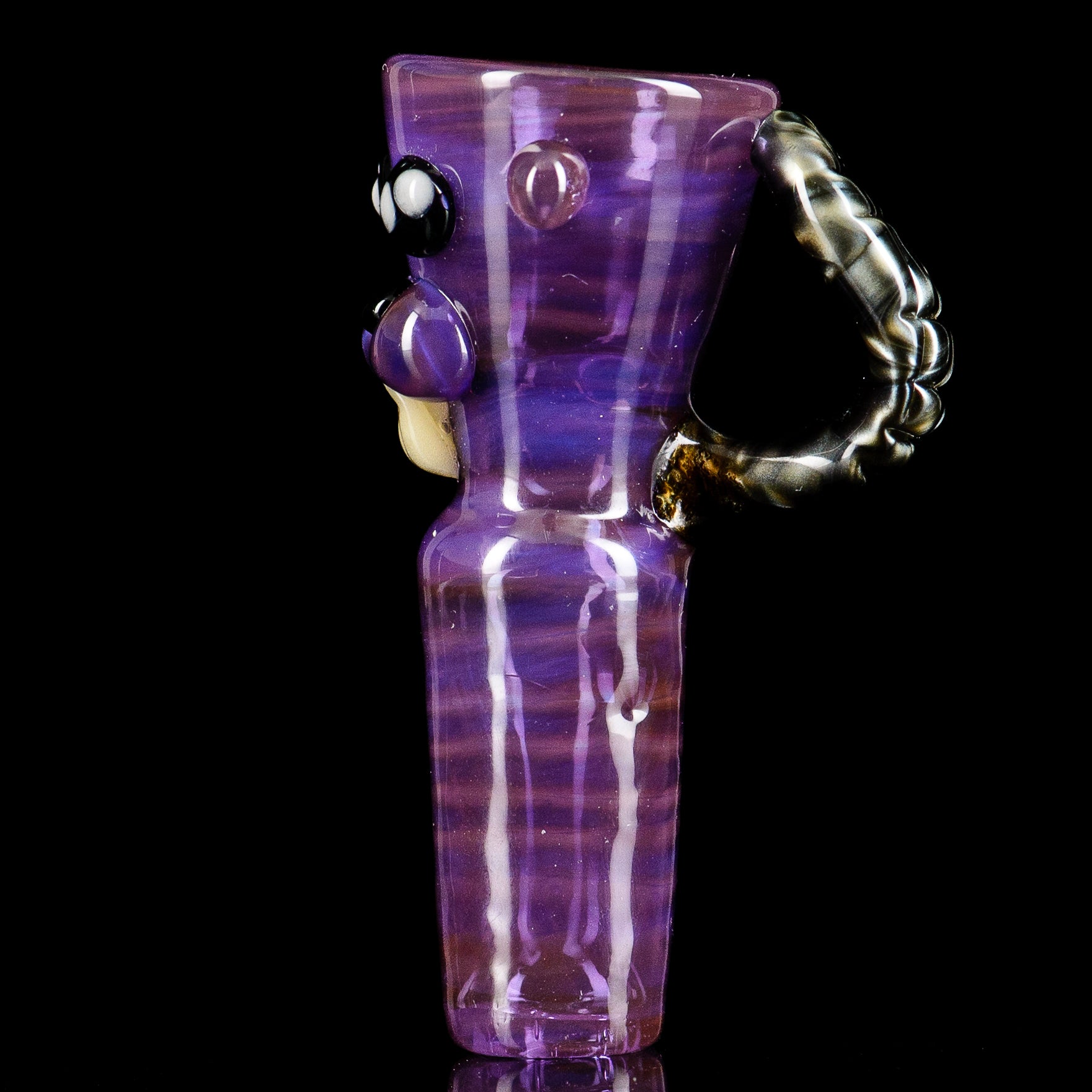 Smoke ATX 18mm Multi Hole Beaver Bowl by Tony Kazy, clear glass bowl with multiple holes for enhanced airflow.