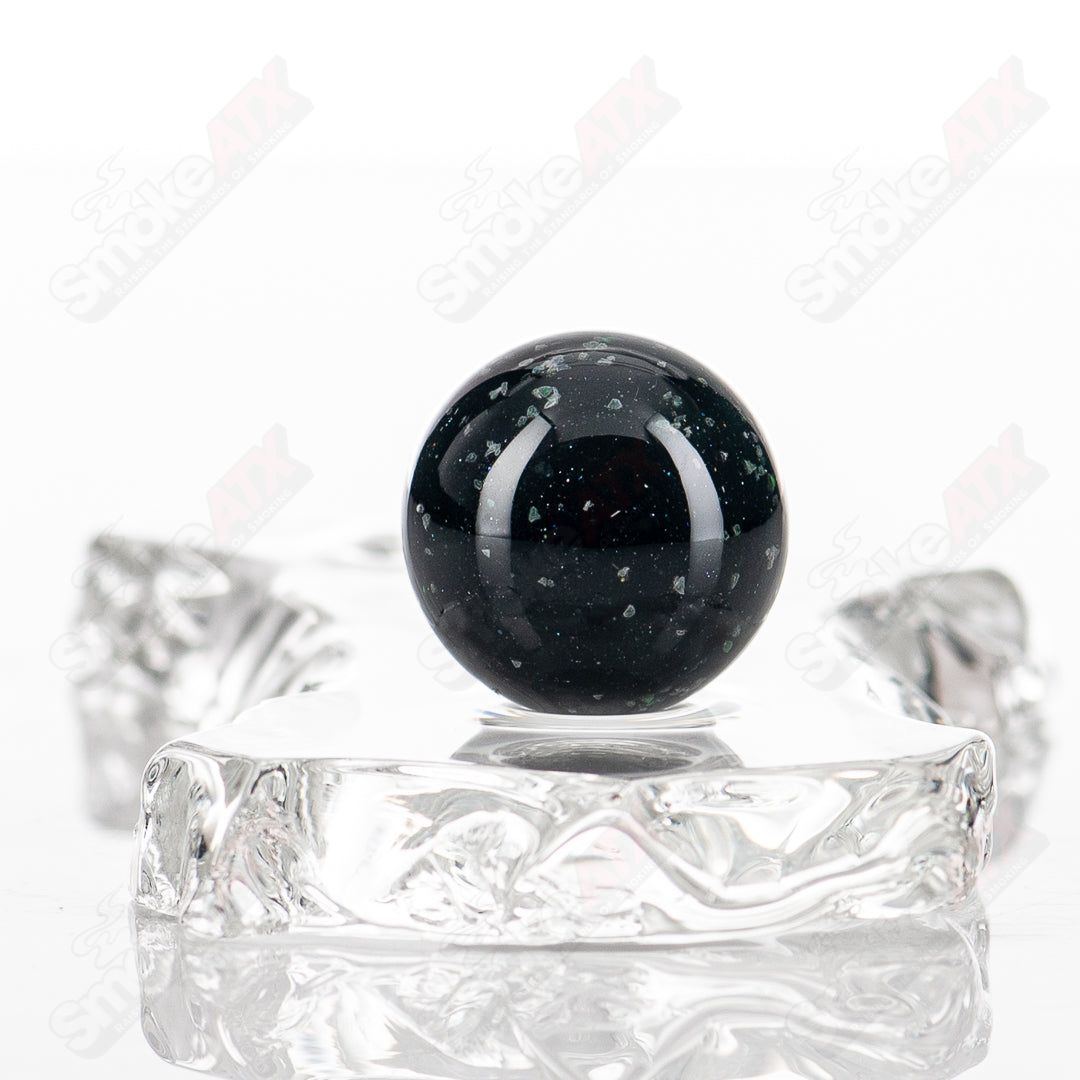 Glass marbles by Indo Glass featuring crushed opal and UV Wags design, showcasing vibrant, colorful glass marbles.