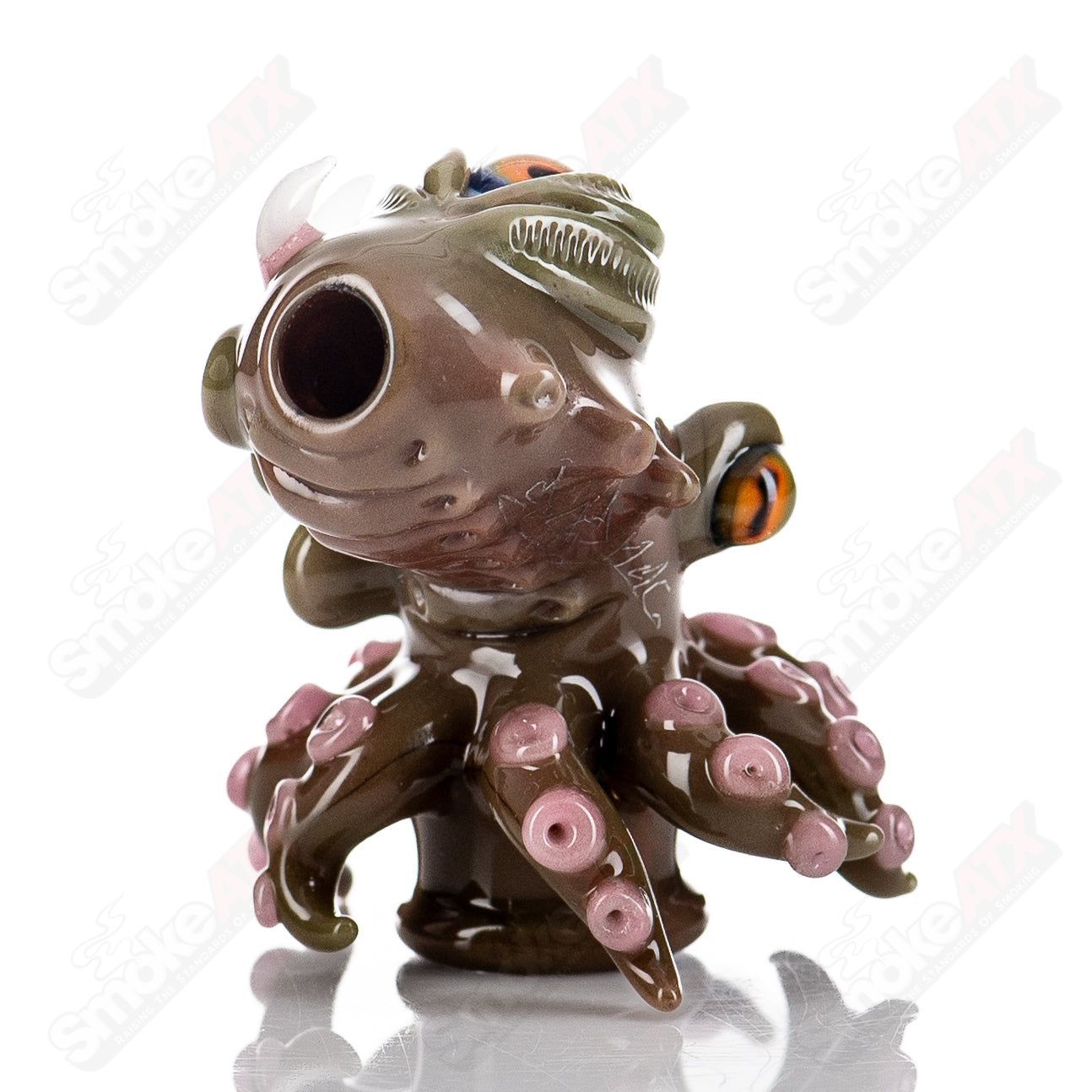 Spanish Olive Pivot Mouthpiece by SALT x Burtoni - Smoke ATX 