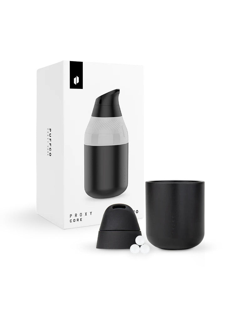 Puffco Onyx Proxy Core accessory upgrade for handheld concentrate vaporizers, featuring sleek black onyx design.