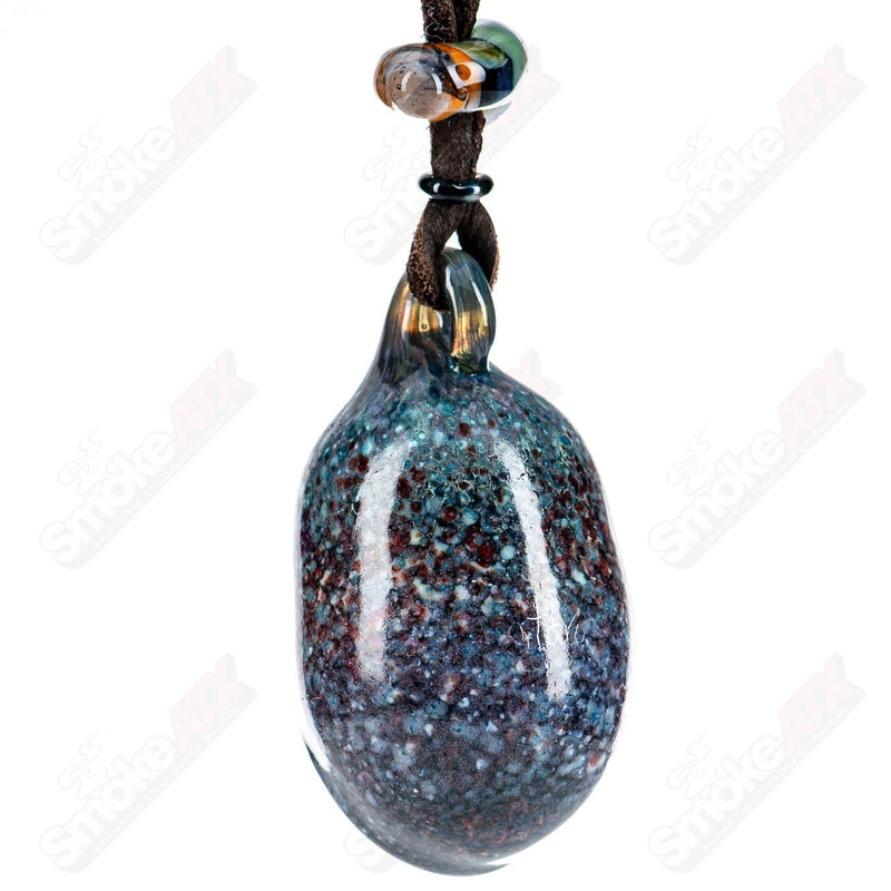 Hide and Seek  Frog  Pendant Kengtaro Glass