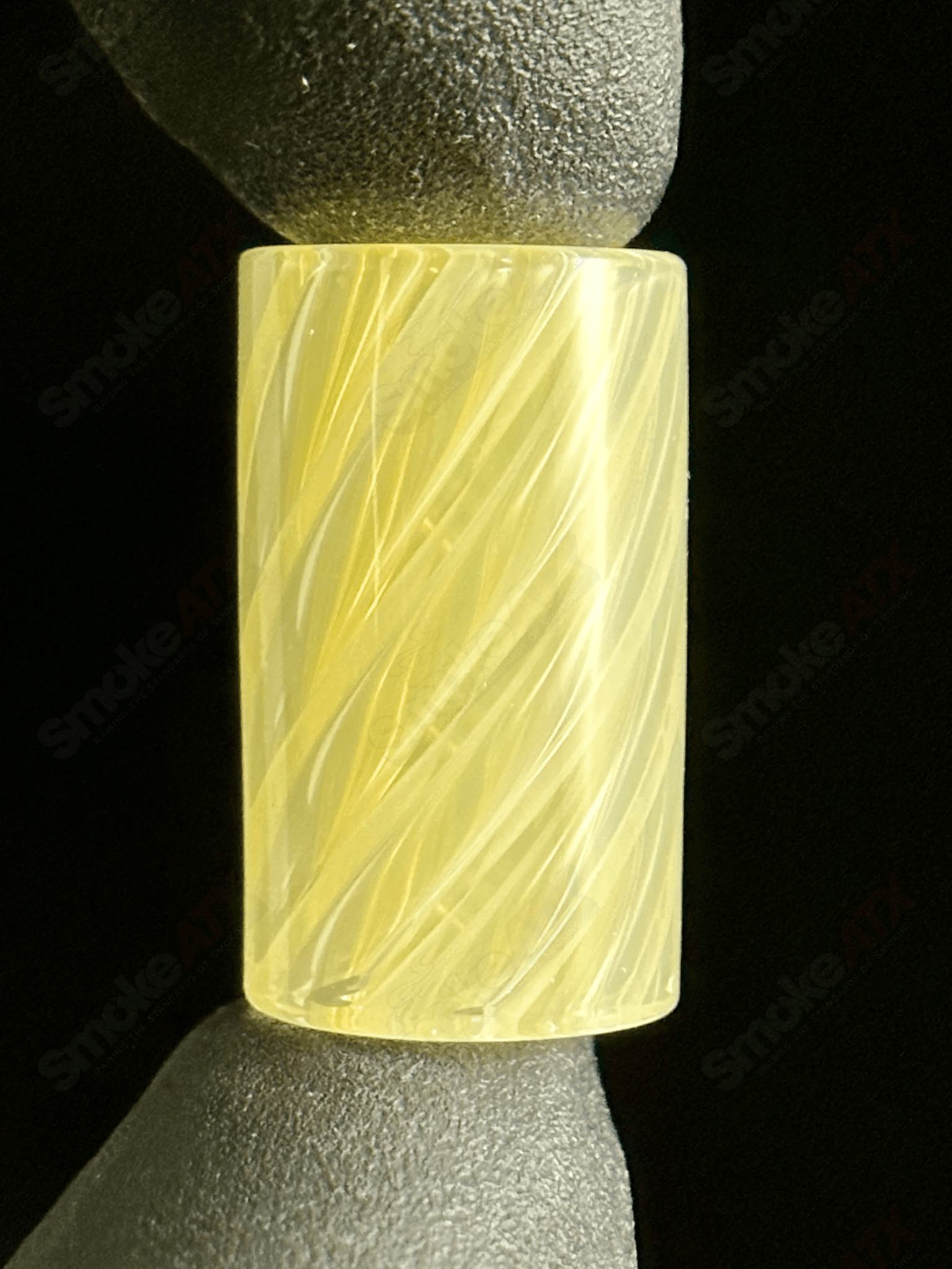 Glass joint tip by Kovacs Glass, designed for rolling tips, part of the 420 products collection, transparent and smooth.