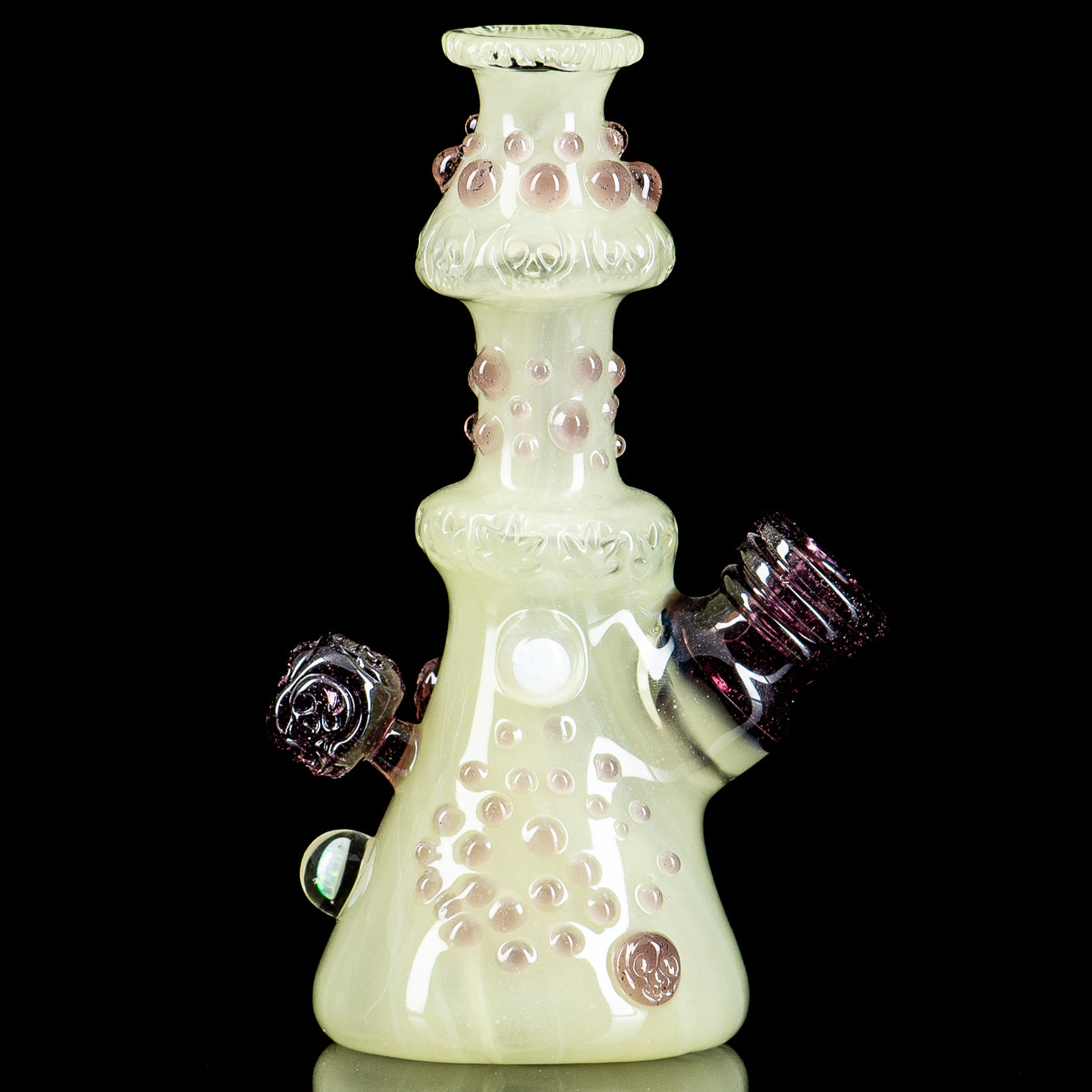 hensley glass  full color cfl with opal - Smoke ATX 