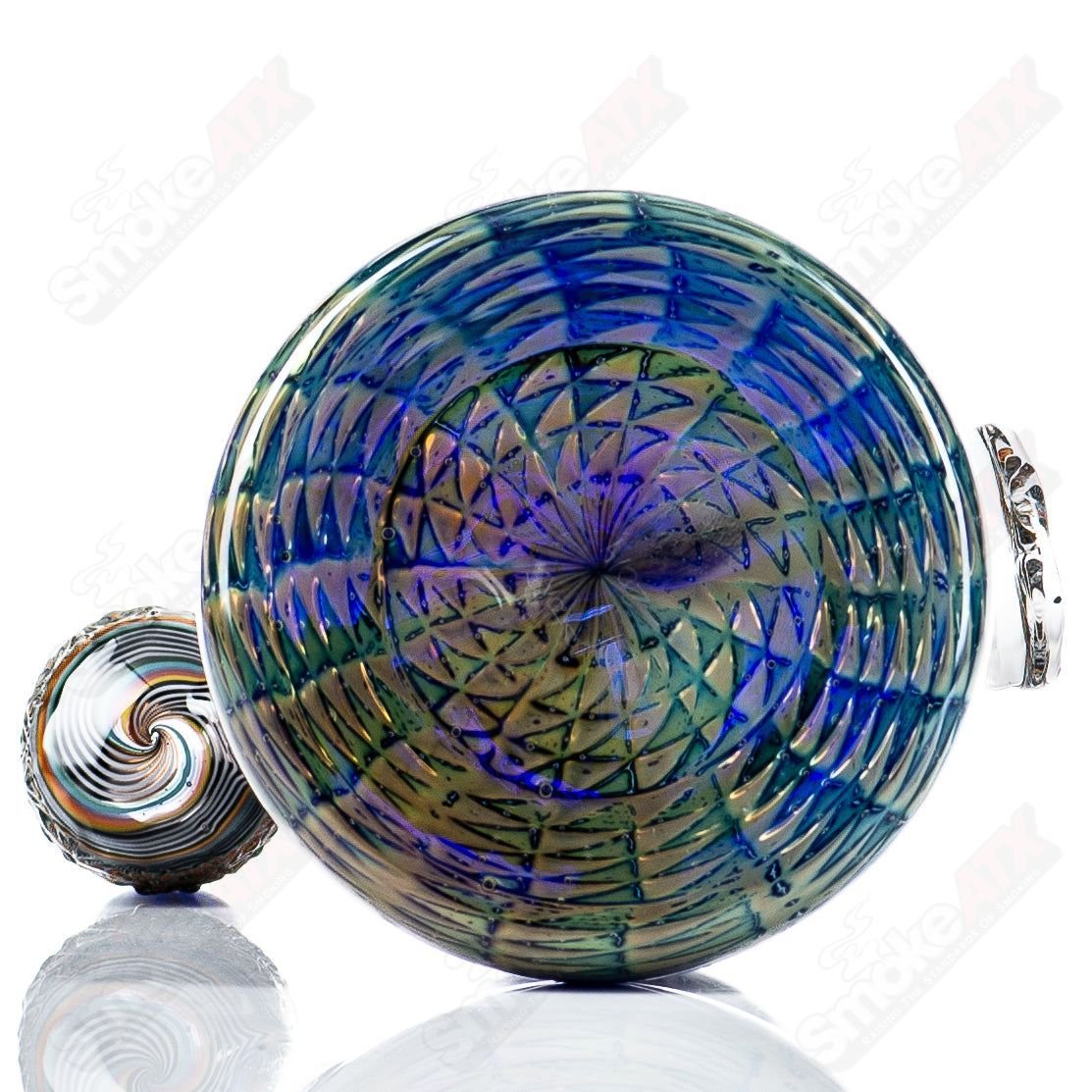 Colorful Stoke Kaleidoscope Tube Waterpipe with intricate glass design and vibrant patterns for artistic smoking experiences.
