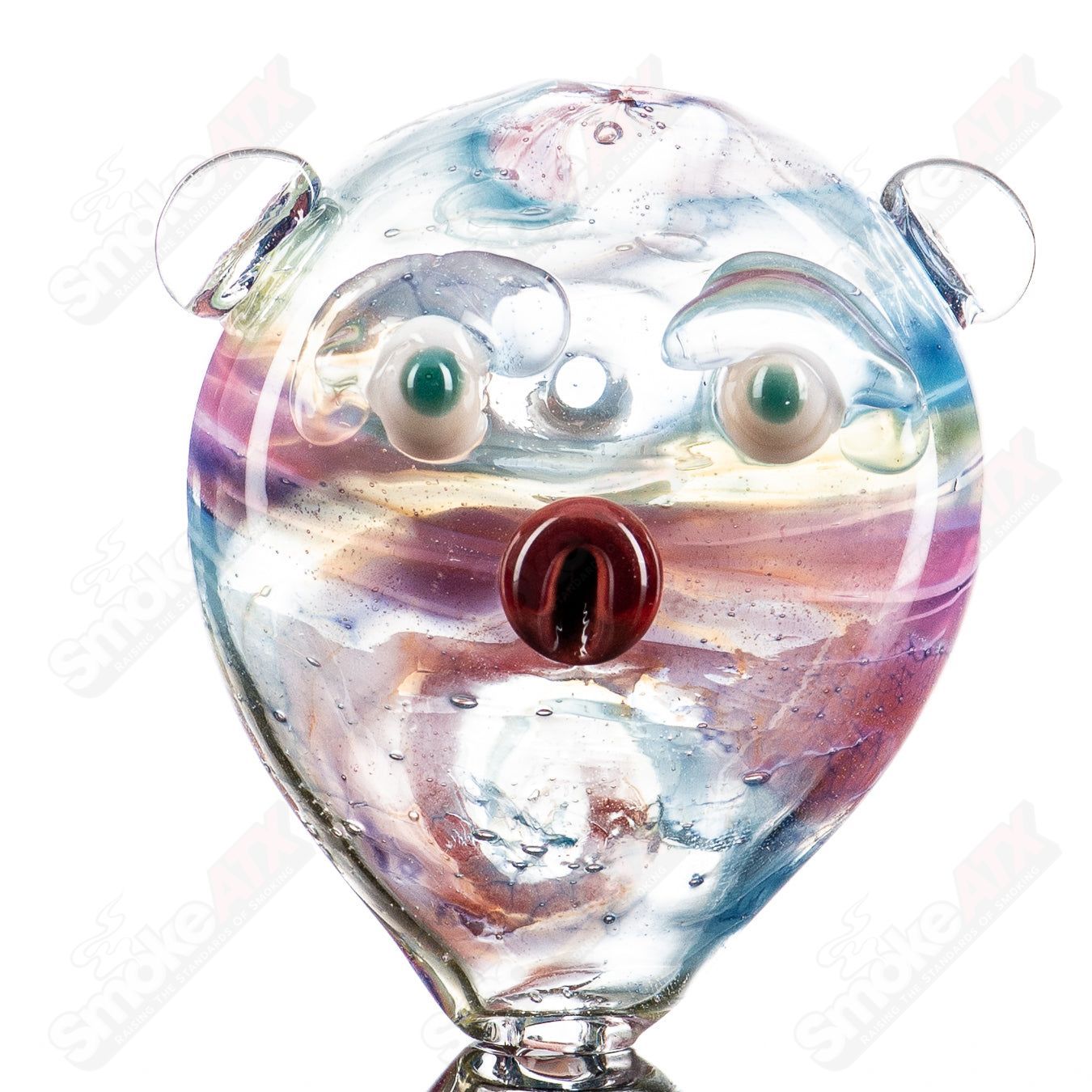 #10 Cat Head (Seastorm) Pipe Glass by Nobody - Smoke ATX 