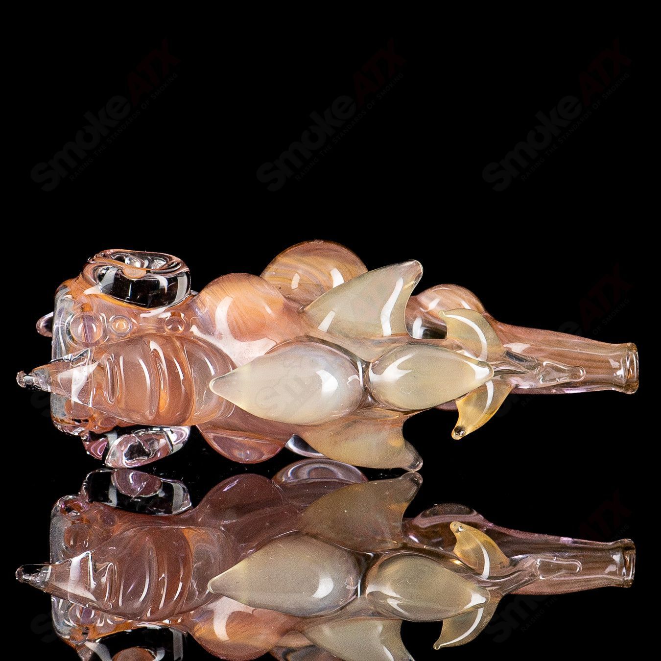 #1 Shapely Fumed Chillum JMK Glass - Smoke ATX 