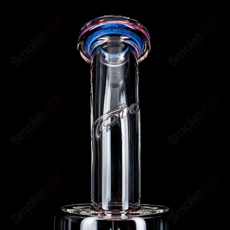 Double Micro 13/13 Arm Perc with worked sections by Toro Glass