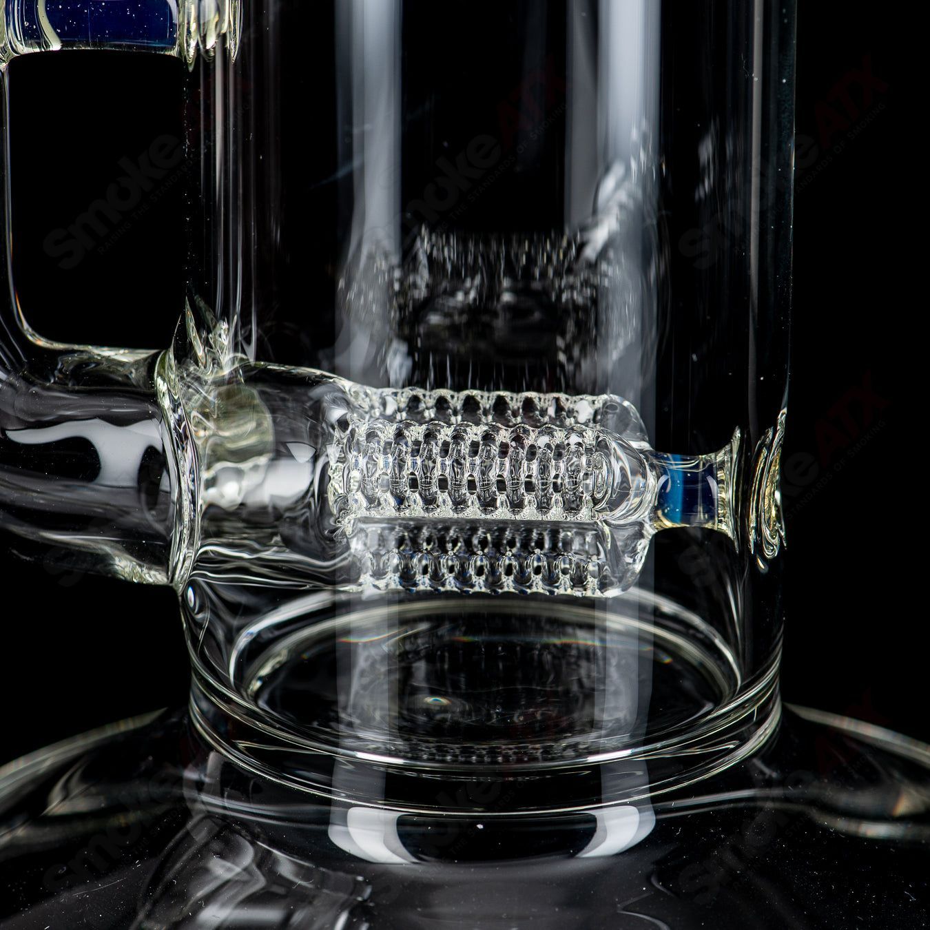 Heady glass King 3 Line 6 Cut Pandemic Sovereignty glass piece with intricate design and vibrant colors.