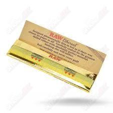 King Size Ethereal Slim RAW rolling papers for smooth, even burns, featuring natural, high-quality rolling paper design.