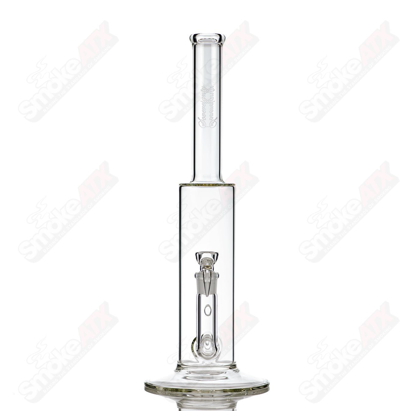 King Stemline Sovereignty glass straight tube by Sovereignty Glass, featuring clear glass and a sleek design.