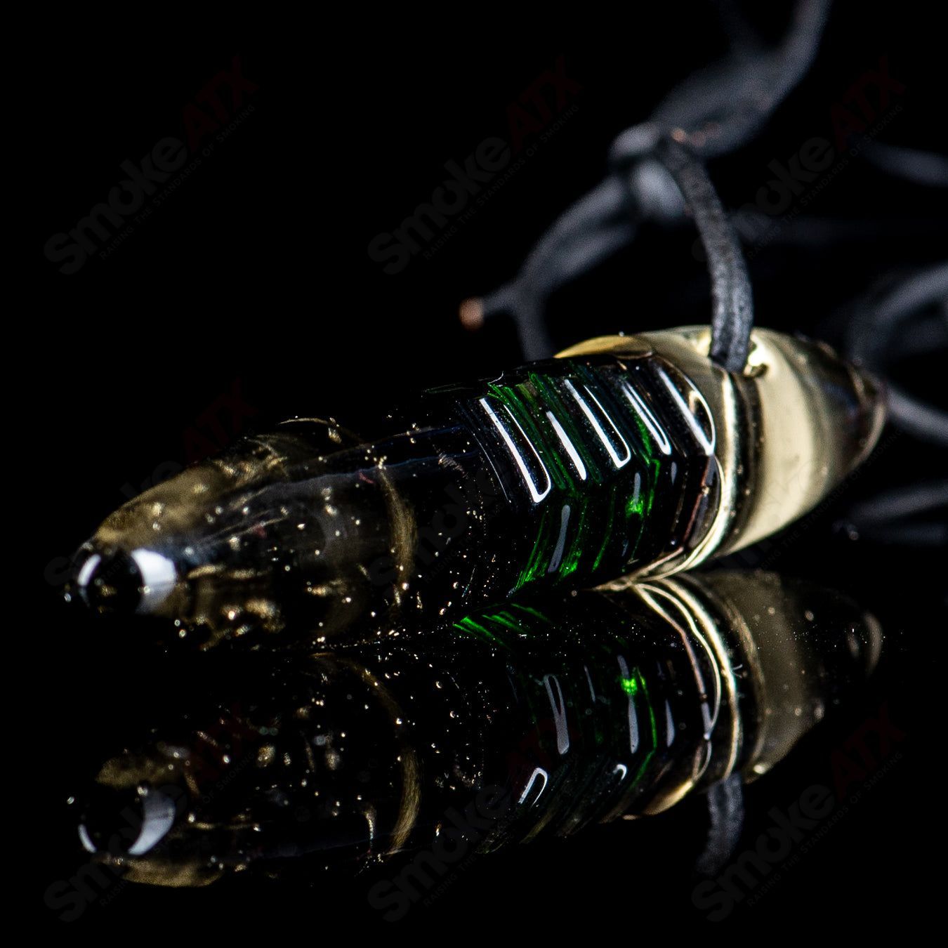 Large CFL Bullet Pendant (766) by Carver B - Smoke ATX
