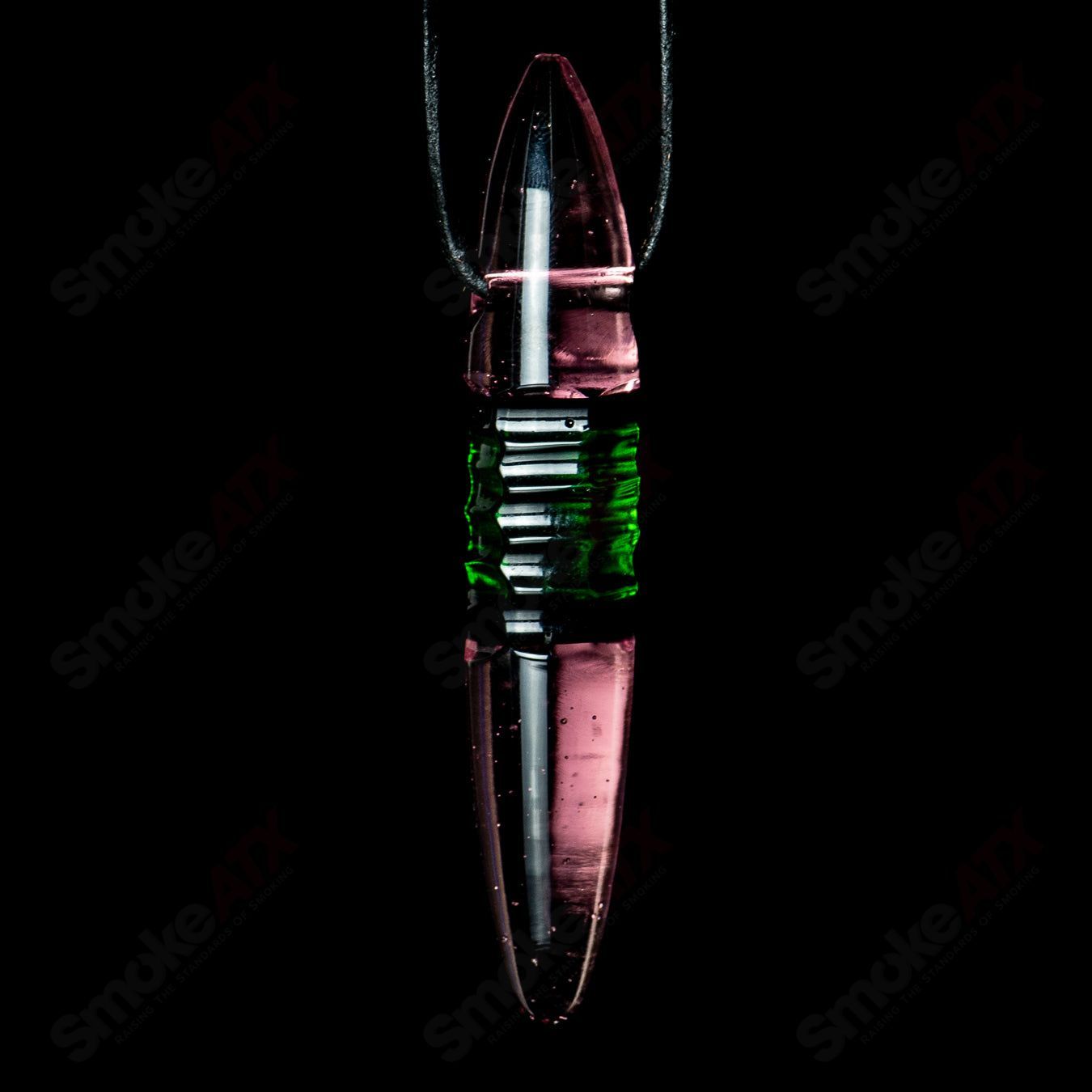 Large CFL Bullet Pendant (766) by Carver B - Smoke ATX