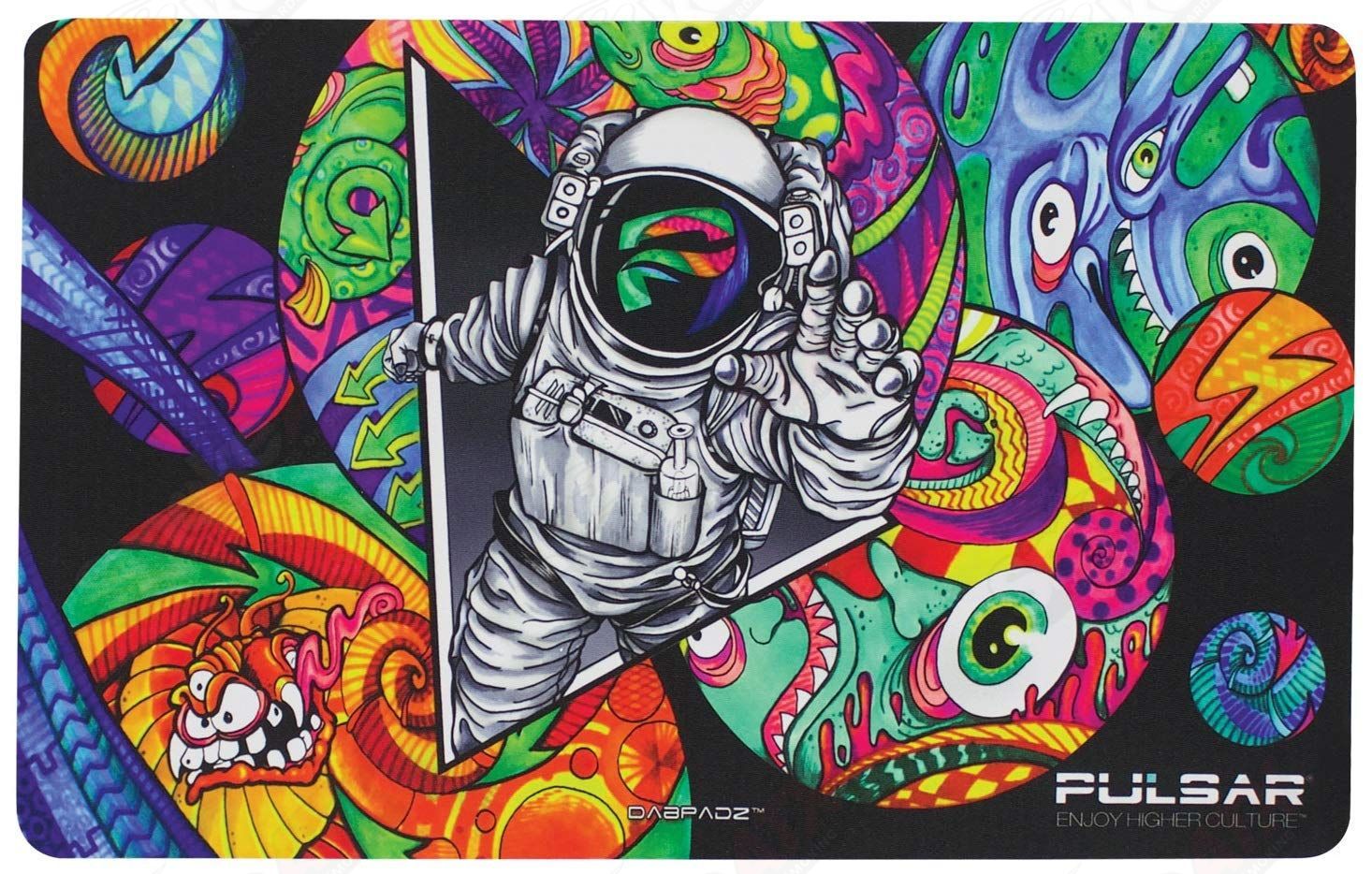 Large Super Spaceman Pulsar Dab Padz - Smoke ATX