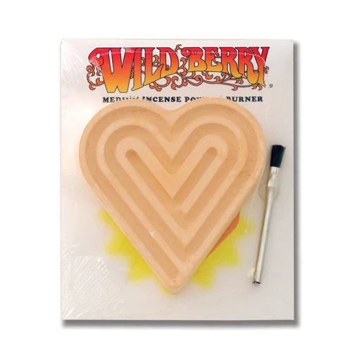 Heart Medium Incense Powder Burner