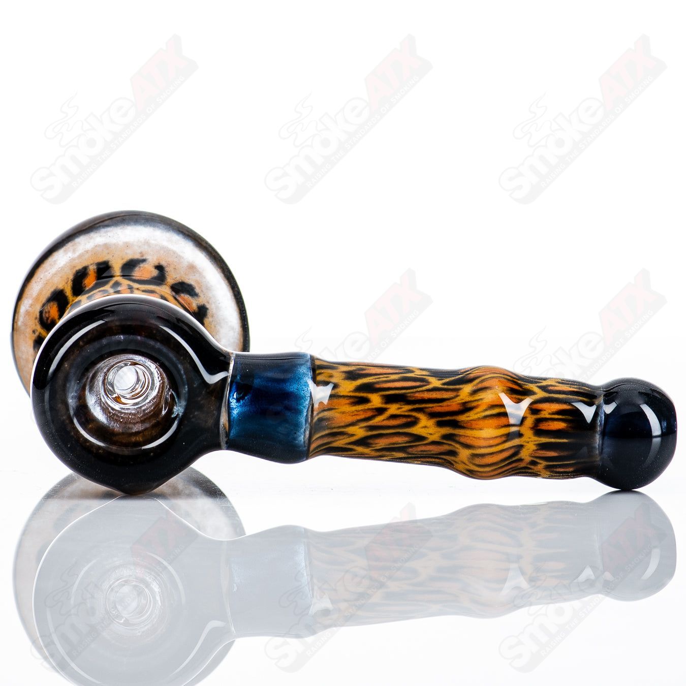 Leopard Print Hammer Bubbler Steve Hoffman - Smoke ATX