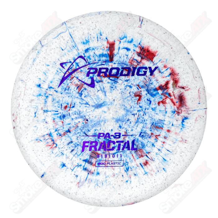 170-174g Red/Blue PA-3 Putt & Approach Disc - 300 Fractal Plastic Prodigy Disc