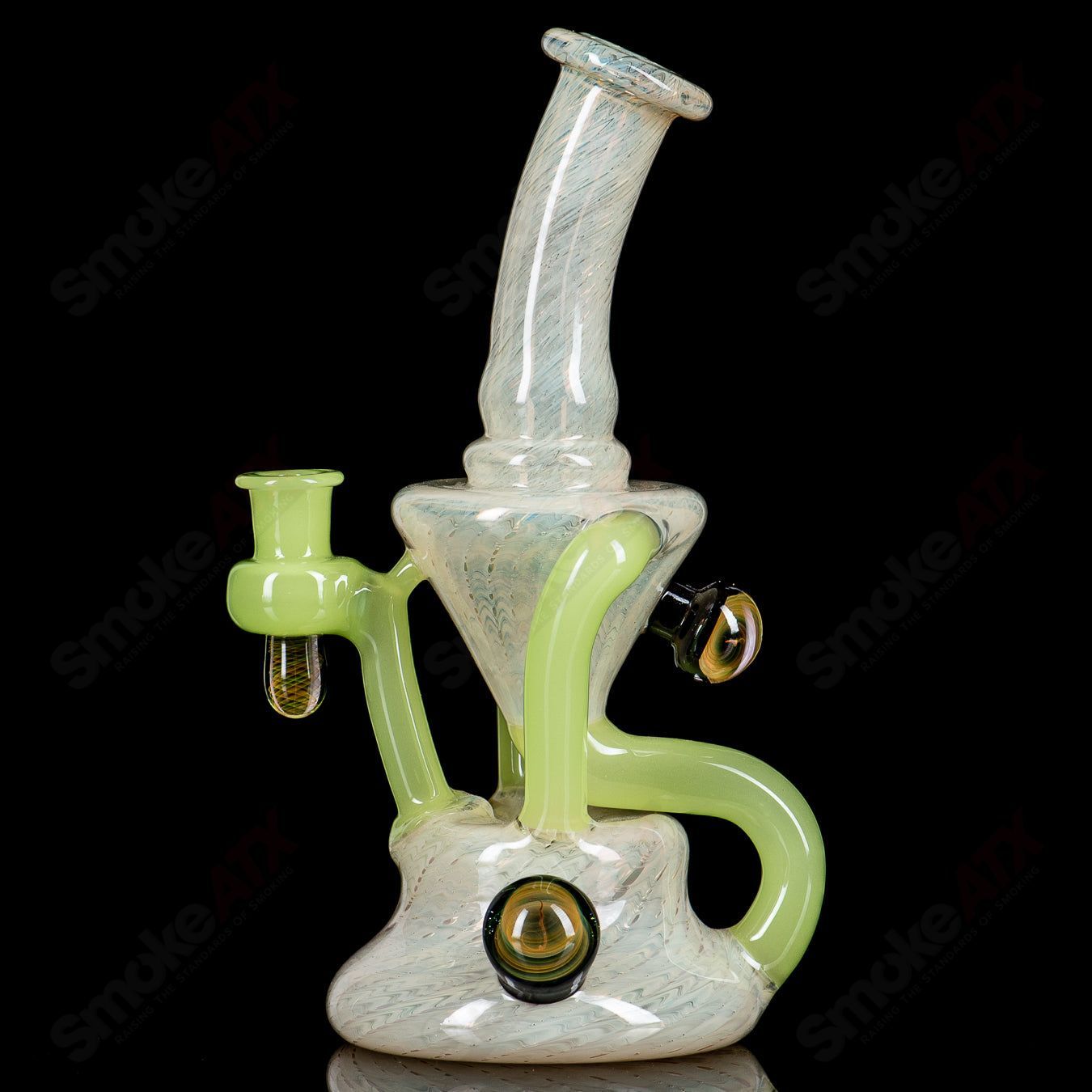 Lime Green & Fume Recycler by Sweet Feet - Smoke ATX