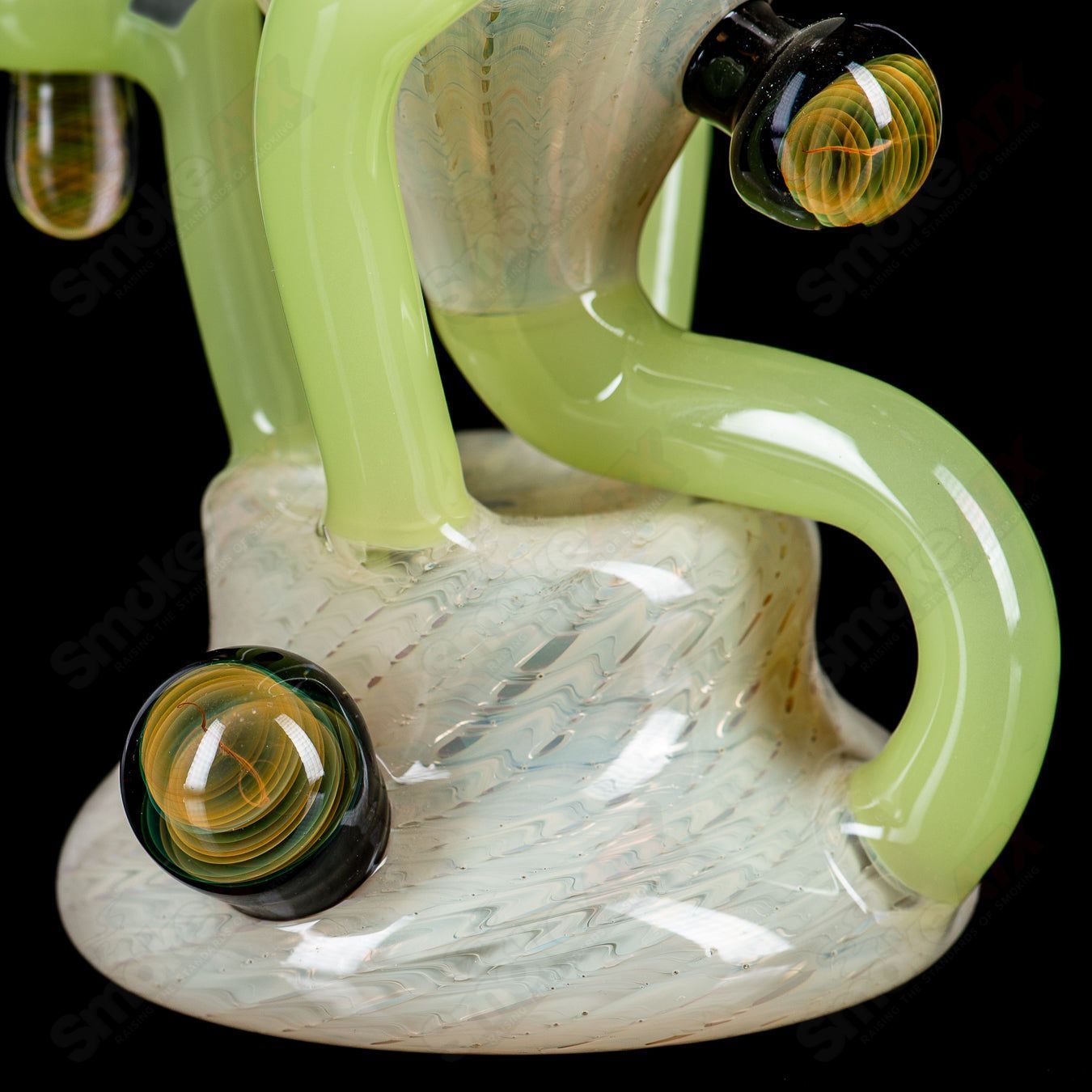 Lime Green & Fume Recycler by Sweet Feet - Smoke ATX