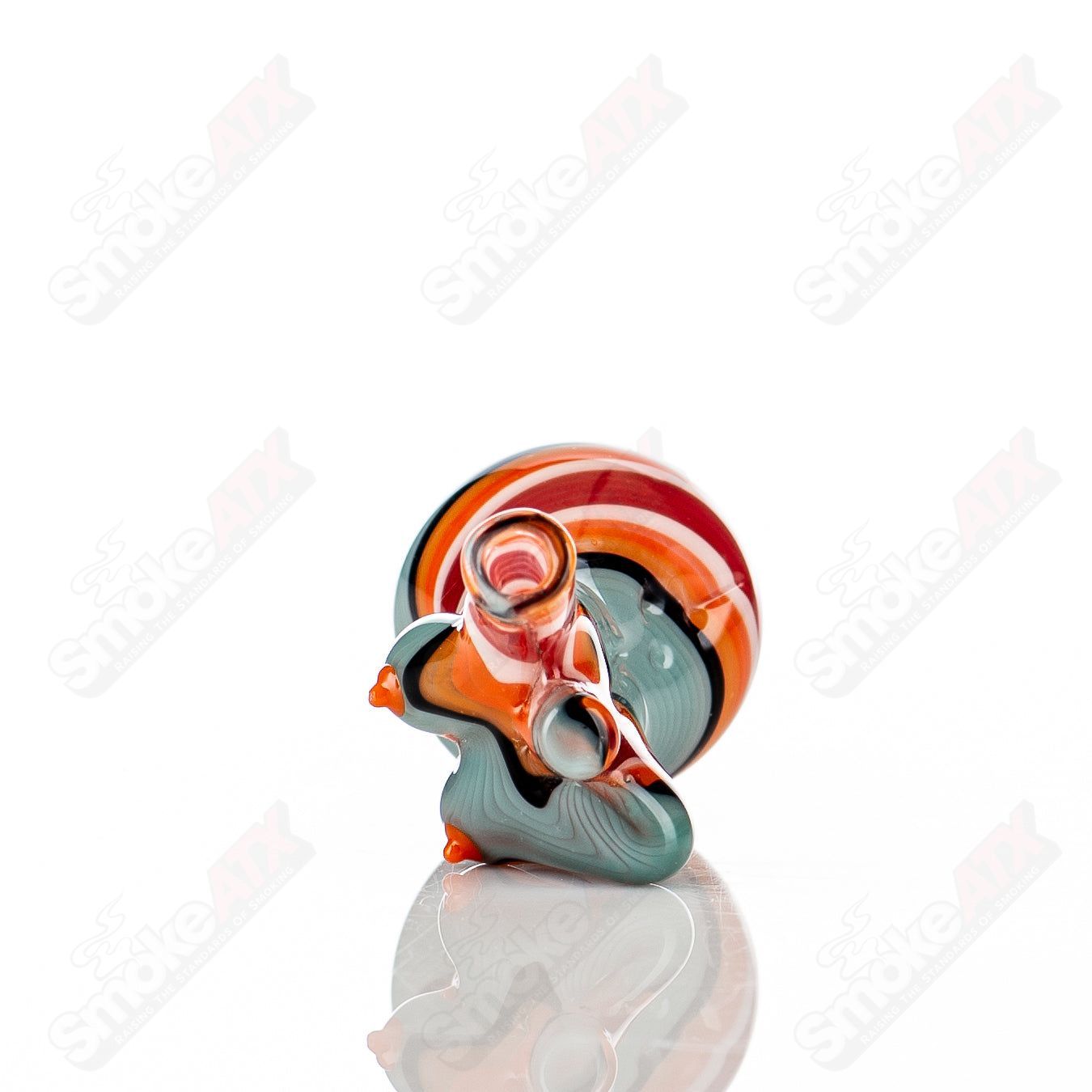 Glass carb cap featuring a full lady bubble design from ZAM, used for controlling airflow in dabbing concentrates.