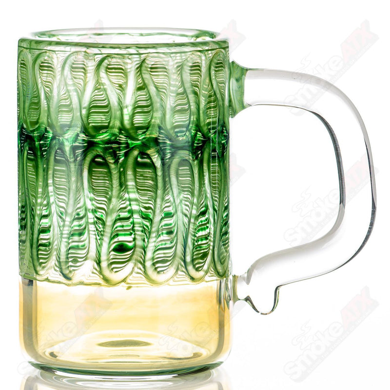 Green Wrap N Rake Mug by Ed Wolfe Glass - Smoke ATX