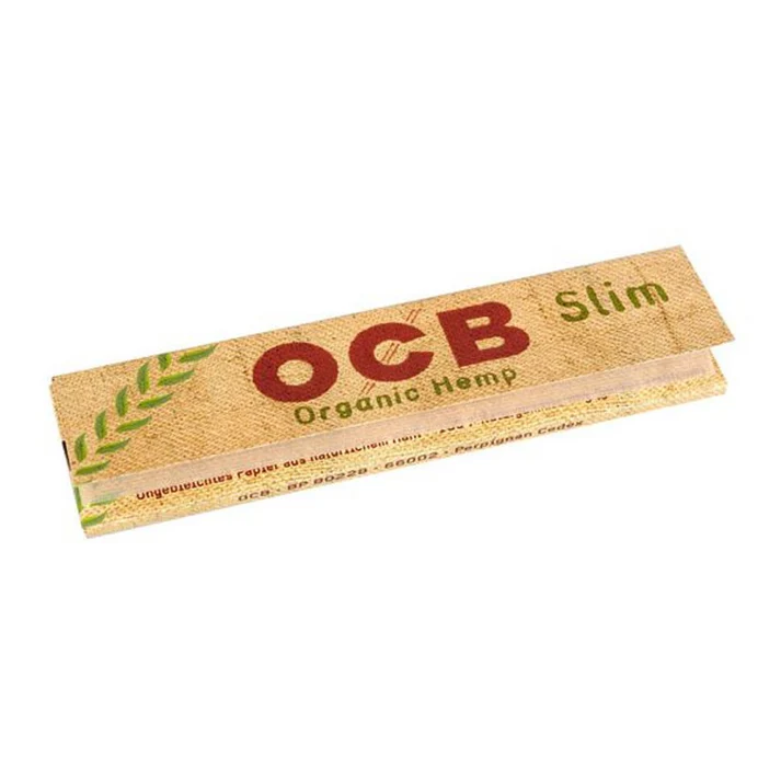 King size organic hemp rolling papers by OCB, featuring natural, eco-friendly rolling papers for smooth, enjoyable rolling.
