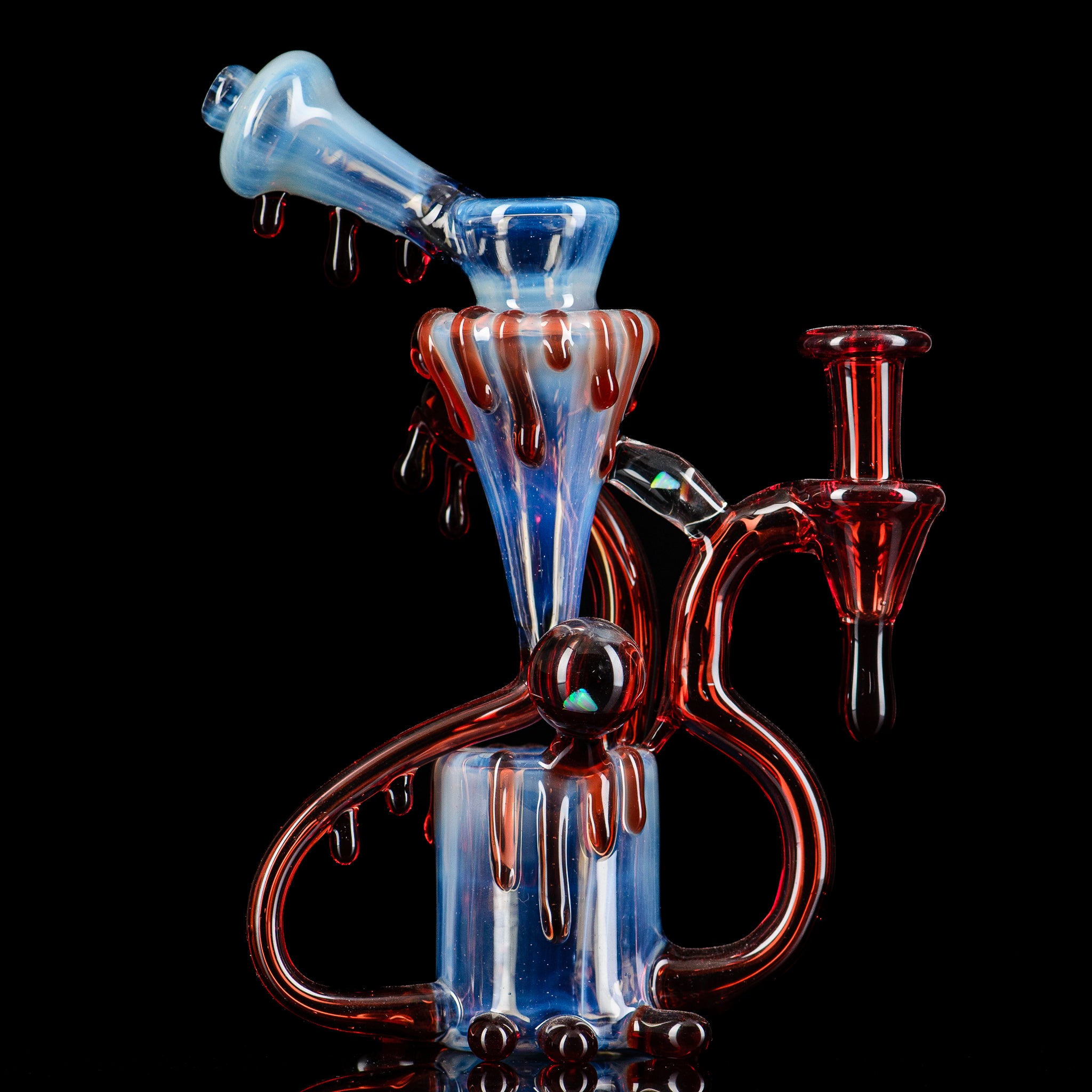 Drip Recycler King Leo Glass