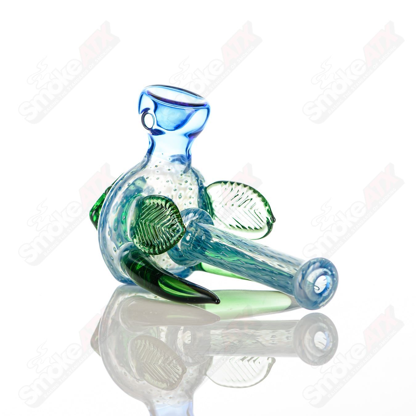 Mayan Temple Spoon Logan Ryan Glass - Smoke ATX