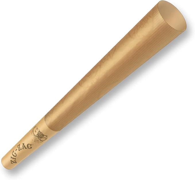 100pk 98mm Unbleached Cones Zig Zag - Smoke ATX 