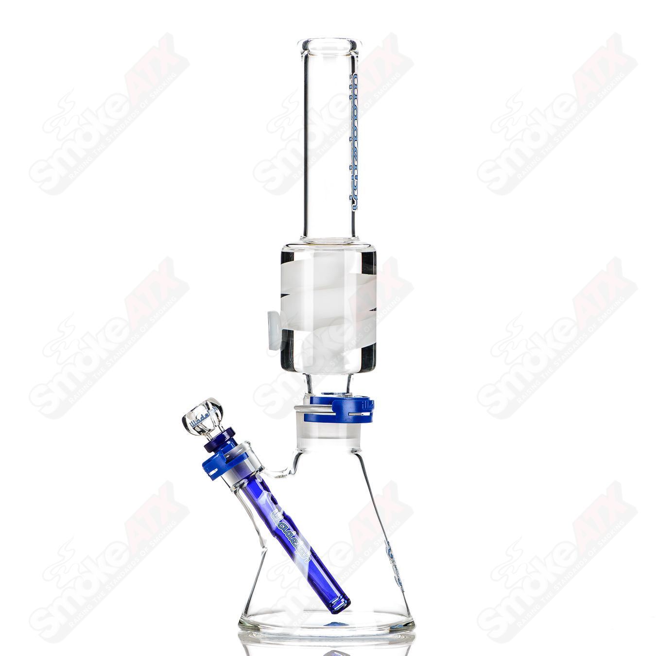 Medium (Blue) Detachable Coil Beaker Illadelph - Smoke ATX