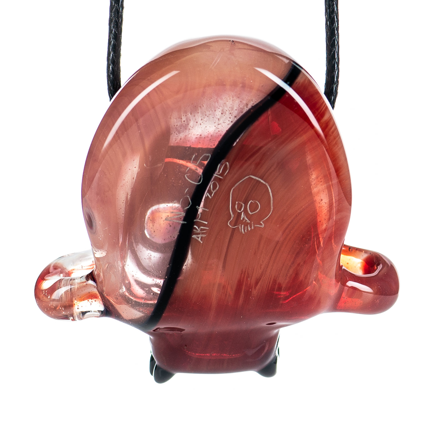 AKM - NS-05 Orange Pendant (Signed 2015 w/ Skull Doodle) - Smoke ATX 