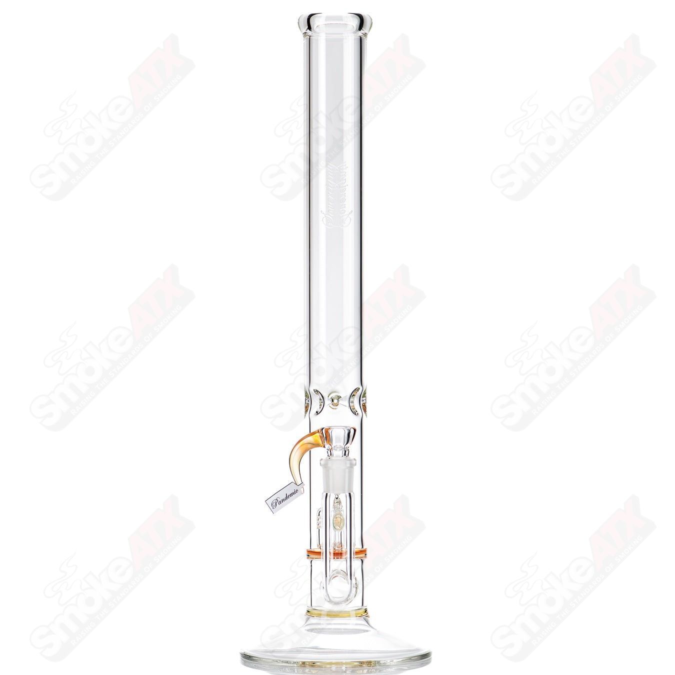 Sovereignty Glass Minor Pandemic Inverted 4 heady glass pipe with colorful, intricate design and smooth glass finish.