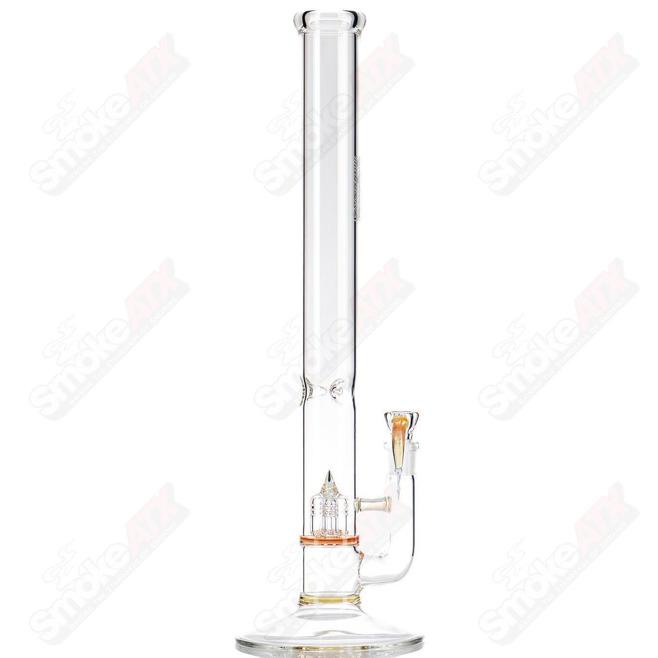 Heady glass piece titled Minor Pandemic Inverted 4 by Sovereignty Glass, featuring intricate glasswork and vibrant colors.