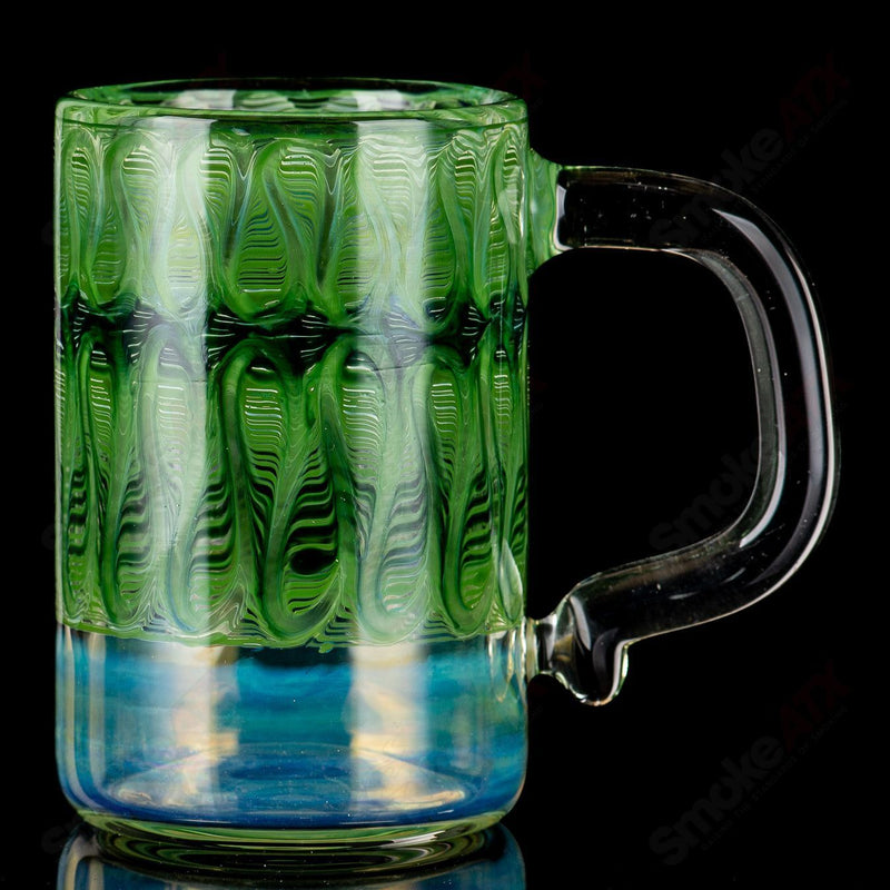 Green Wrap N Rake Mug by Ed Wolfe Glass - Smoke ATX