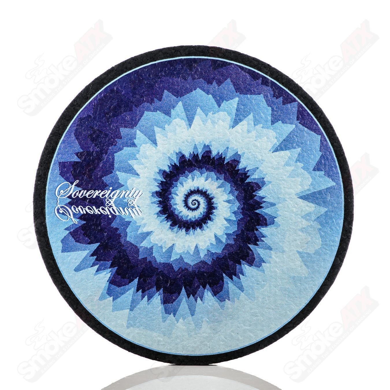 Sovereignty Glass Mood Mat Spiral LE 250 dab mat with colorful spiral design for dabbing accessories and surface protection