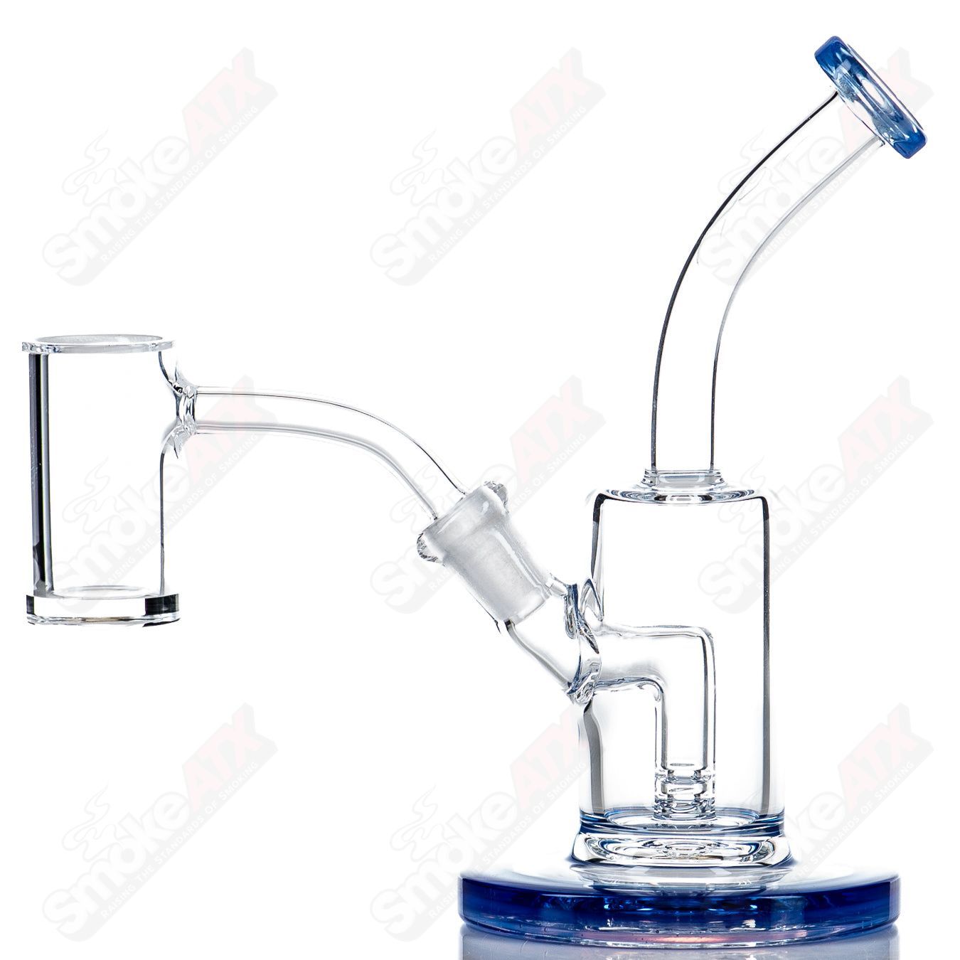 Toro Nano Color Piece with Nano Grail, a stylish heady glass concentrate rig featuring vibrant colors and intricate design details.
