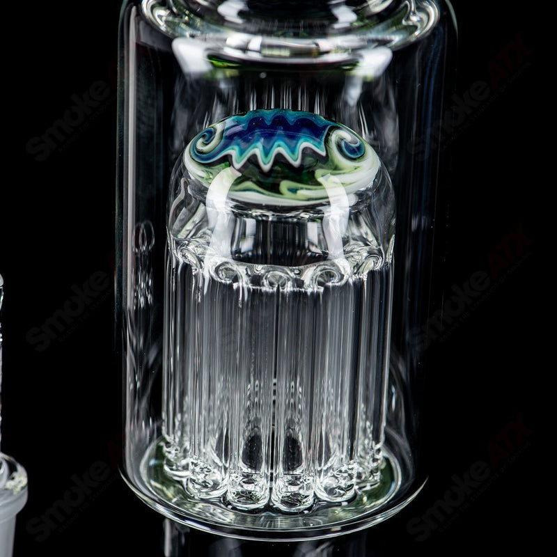 #2 18mm Circ to 13 Arm Perc w Reversal Sections by Toro Glass